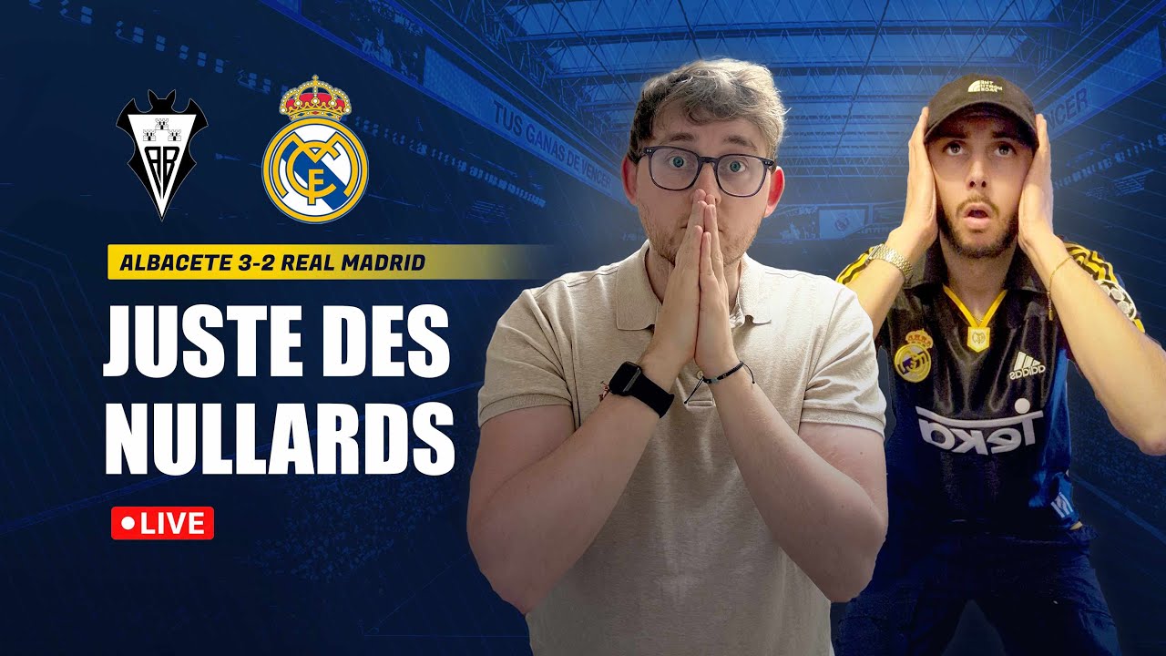 ❌🤯 HUMILIATION HISTORIQUE POUR ARBELOA ET LE REAL MADRID ! ALBACETE &Eacute;LMINE LE REAL !!