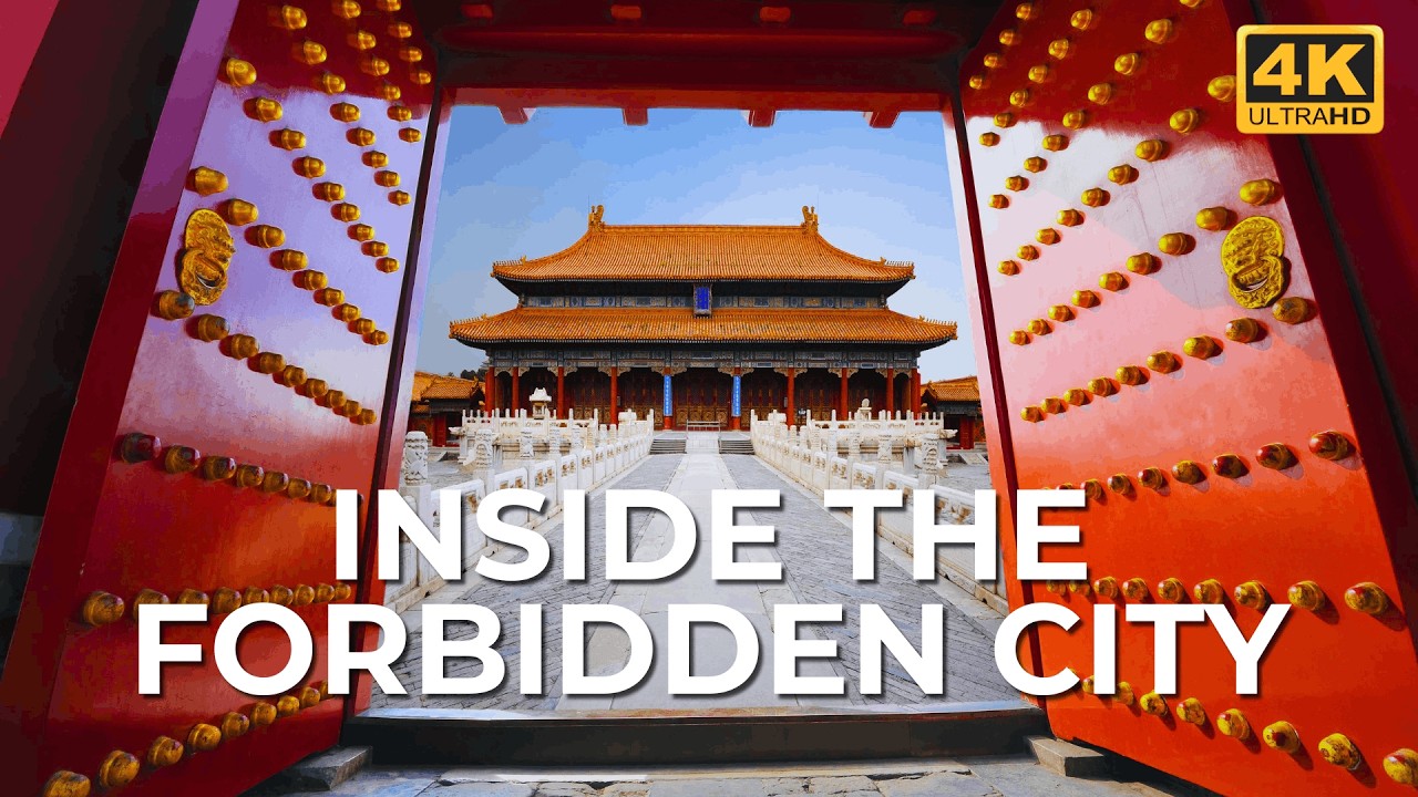 BEIJING 4K: China's 600 Year-old Forbidden City | Walking Tour 🇨🇳