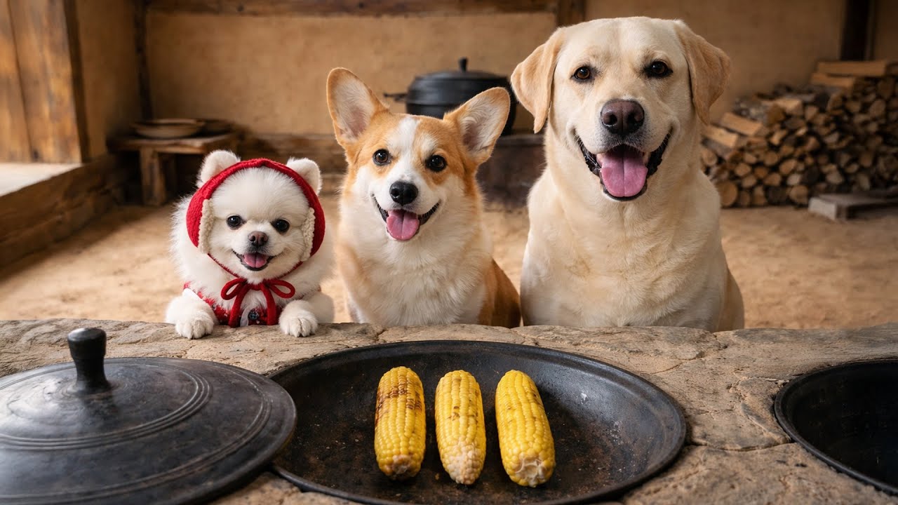 시골 똥개들의 귀여운 겨울나기 ♥ [소녀의행성 평행우주]