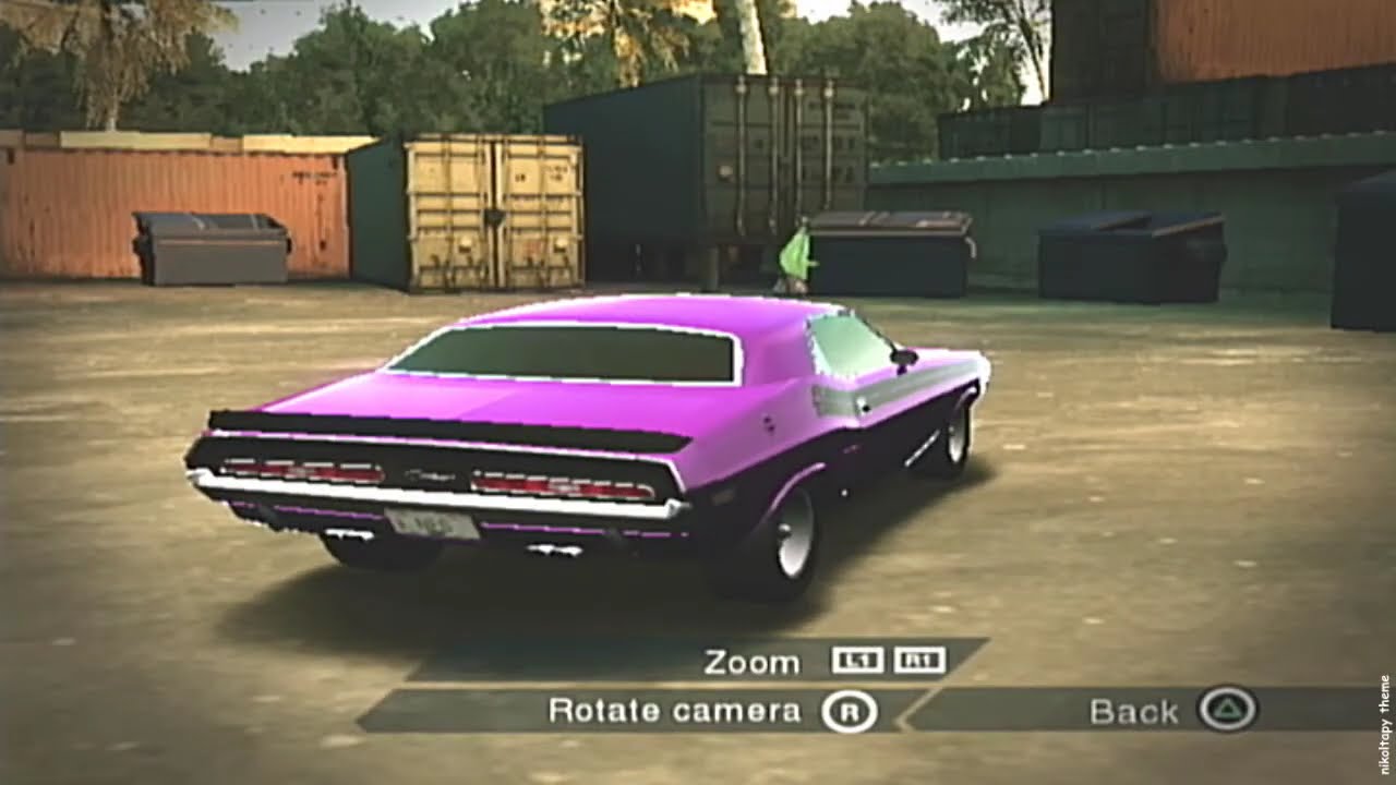 NFS Undercover Part 1 Dodge Challenger PlayStation 2