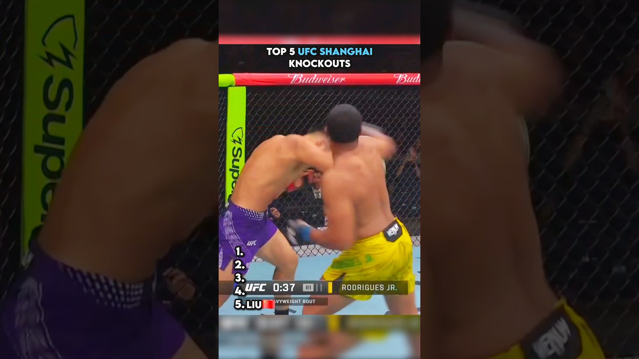 Top 5 UFC Shanghai knockouts