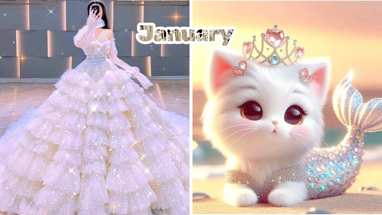 😻What’s Your Birthday Month Find Out Your Ball Gown & Mermaid Cat!🎉✨❔