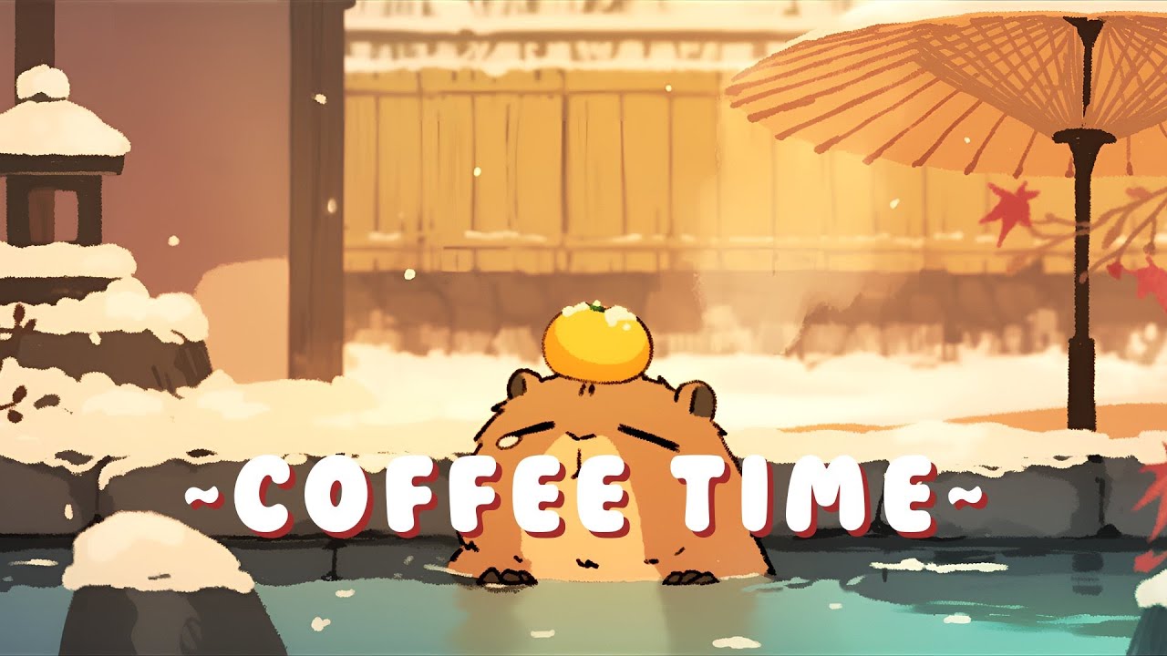 Capybara Chill Radio - Peaceful Beats for Studying & Relaxing ~ Peaceful Flow ~ 🌸 ☕