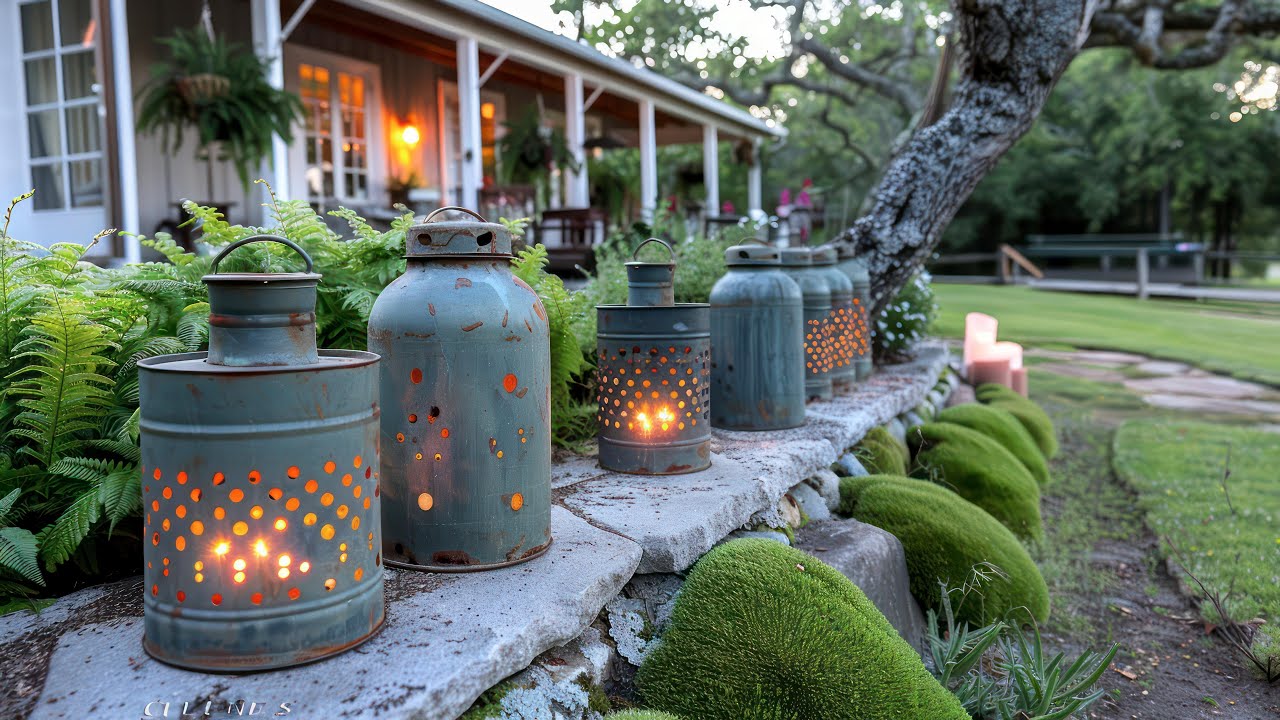 From Trash to Chic: Turning Garbage into Rustic Farmhouse Garden Art That Adds Charm
