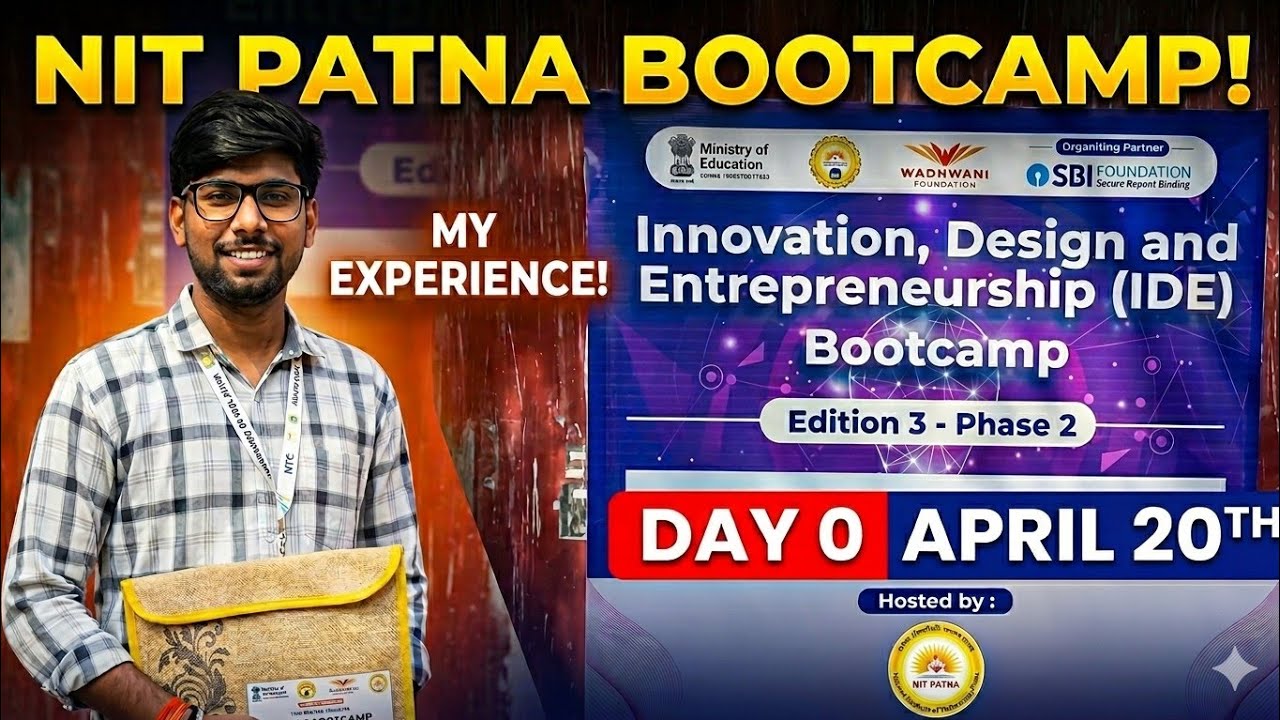 NIT Patna First Impression 😱 | IDE Bootcamp 3 Reality Check!