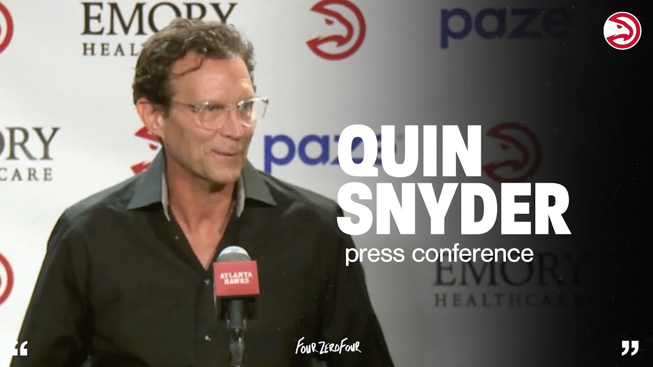 Quin Snyder Press Conference | Atlanta Hawks Media Day 2025