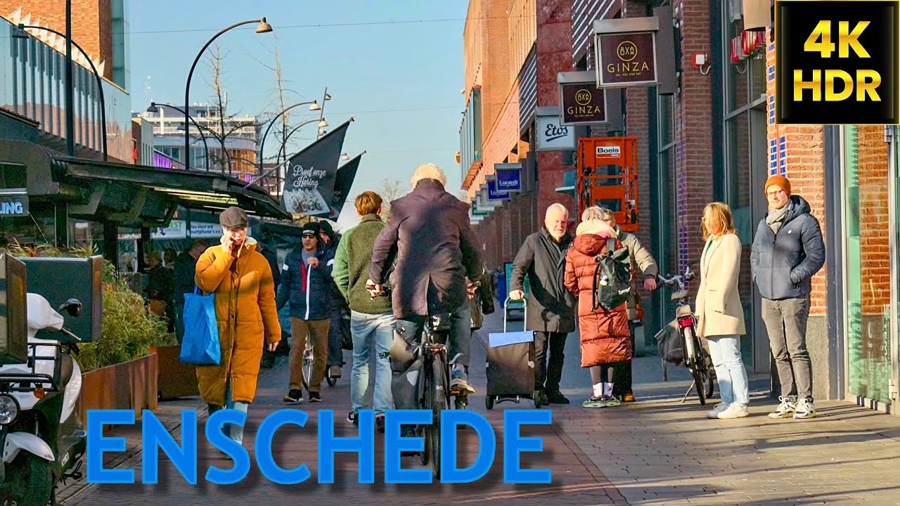 [4K HDR] Saturday in Enschede 🇳🇱| February 2024