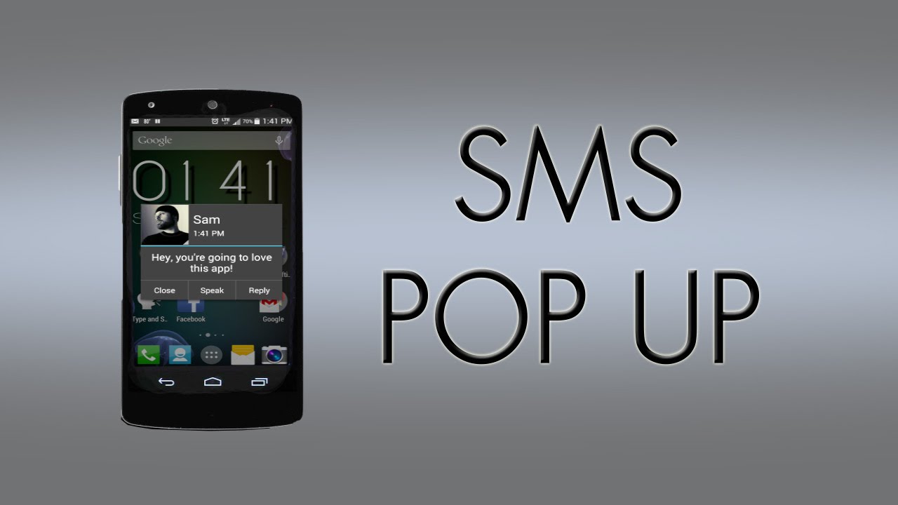 Low Vision Tech ~ App Review ~ SMS Pop UP