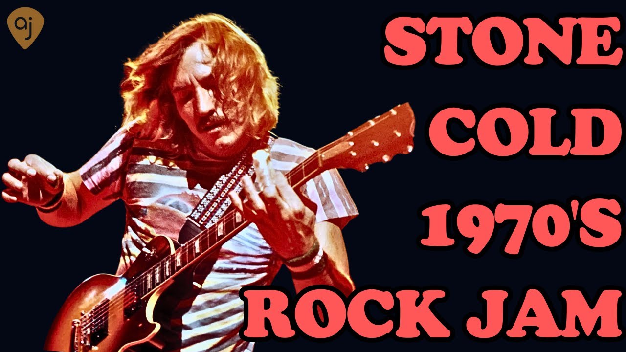🎸 Stone Cold Heavy 70s Rock Jam | Guitar Backing Track In D Minor