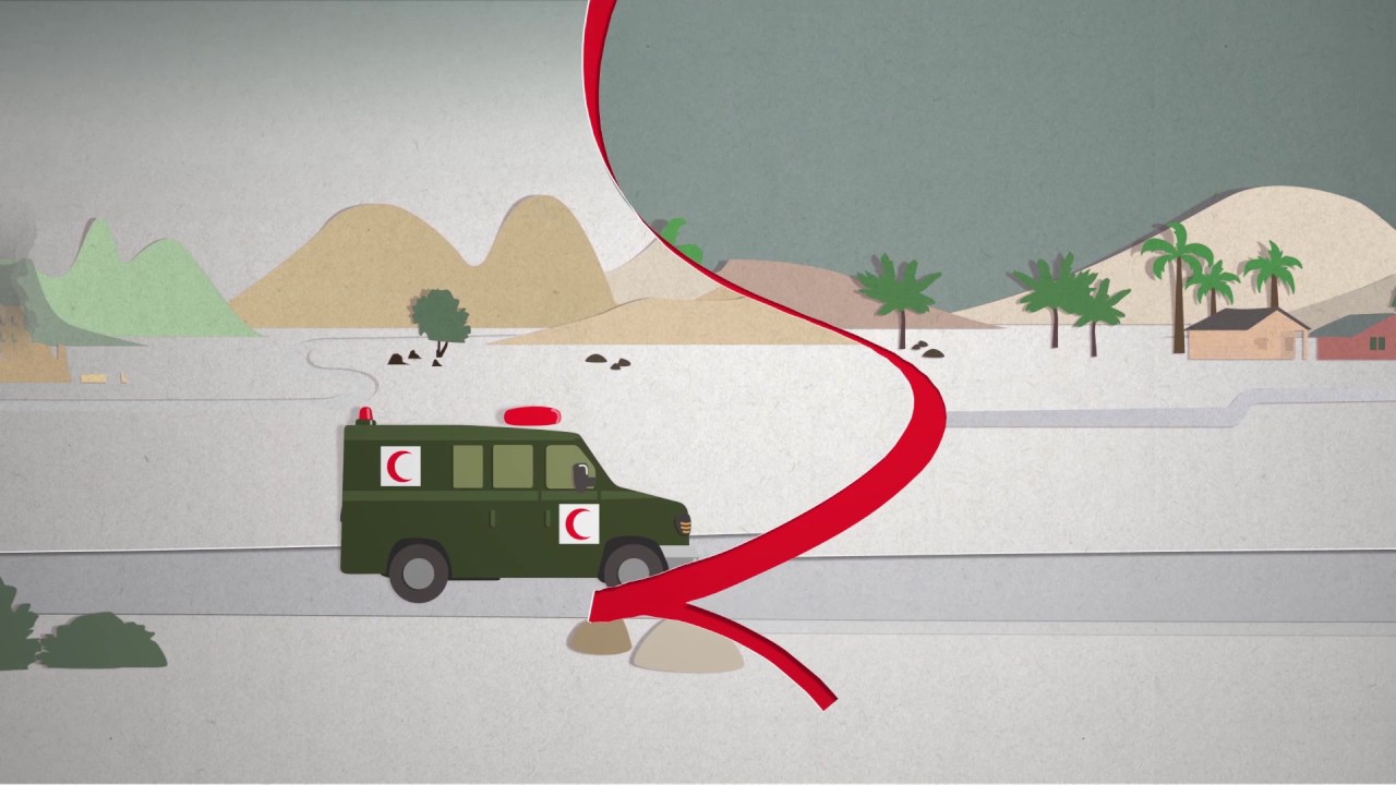 The red cross, red crescent and red crystal; What do they mean?  In one word:  Protection