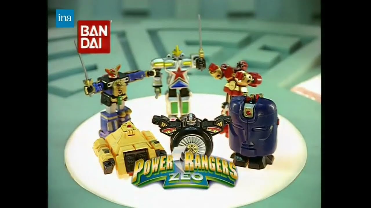 French Bandai Power Rangers Zeo Toy Commercials