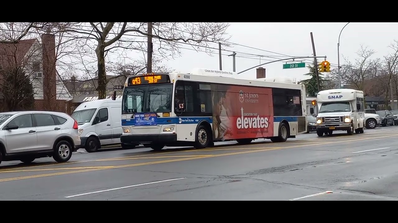[1st Video of 2023] 2009 Orion VII NG HEV on the Q43 at Hillside Ave & 214th Street