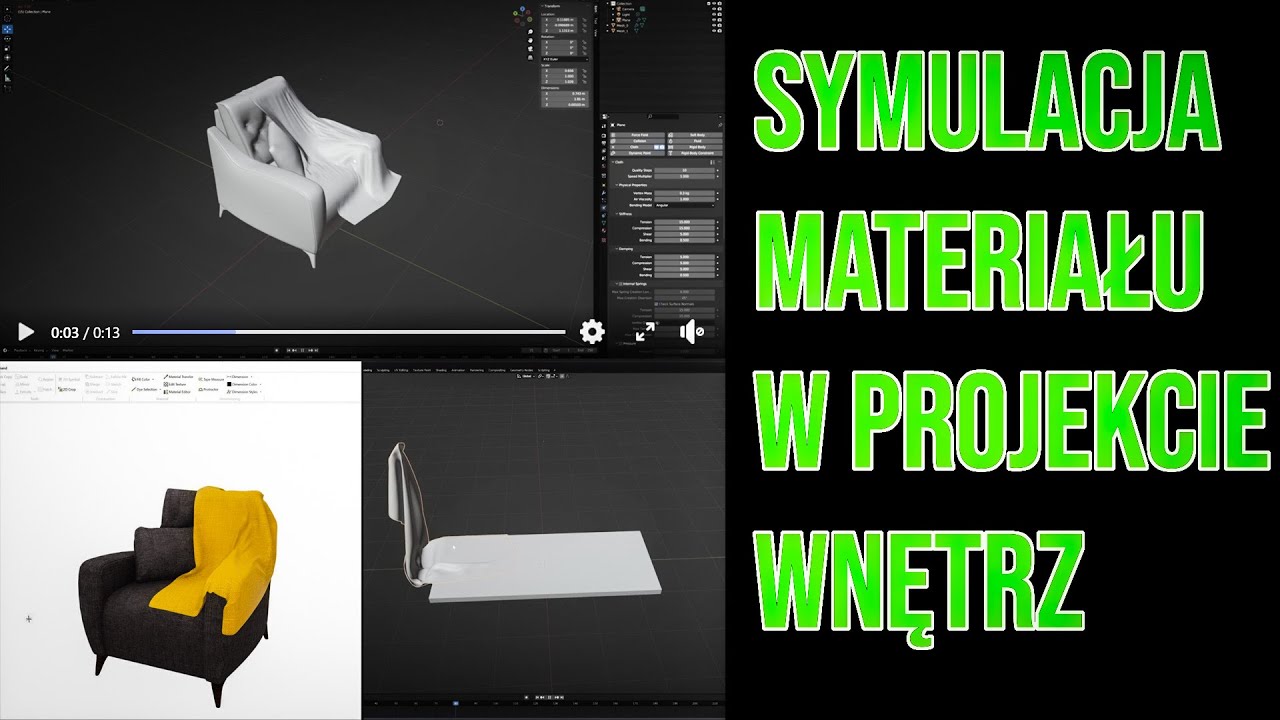 Szybka symulacja materiałów w projektowaniu wnętrz