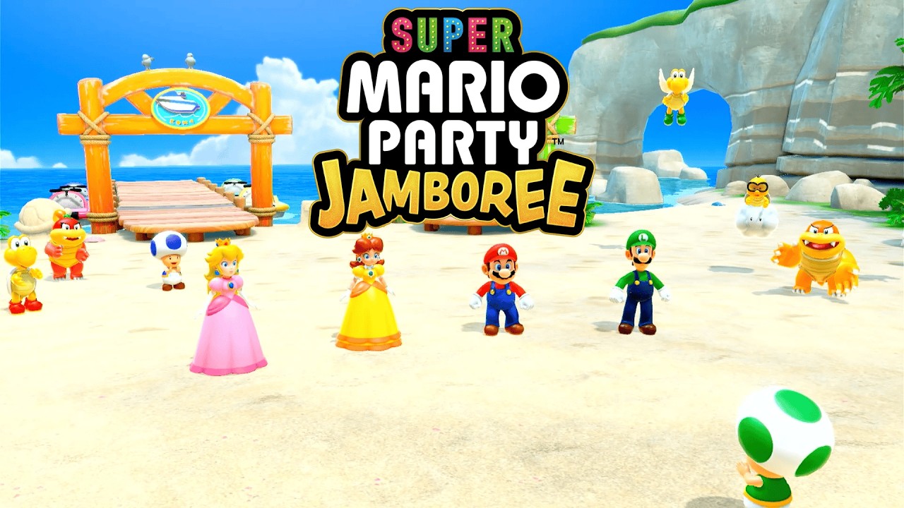 Super Mario Party Jamboree: Tag Match | Peach & Daisy vs Mario & Luigi| Nintendo Switch Gameplay