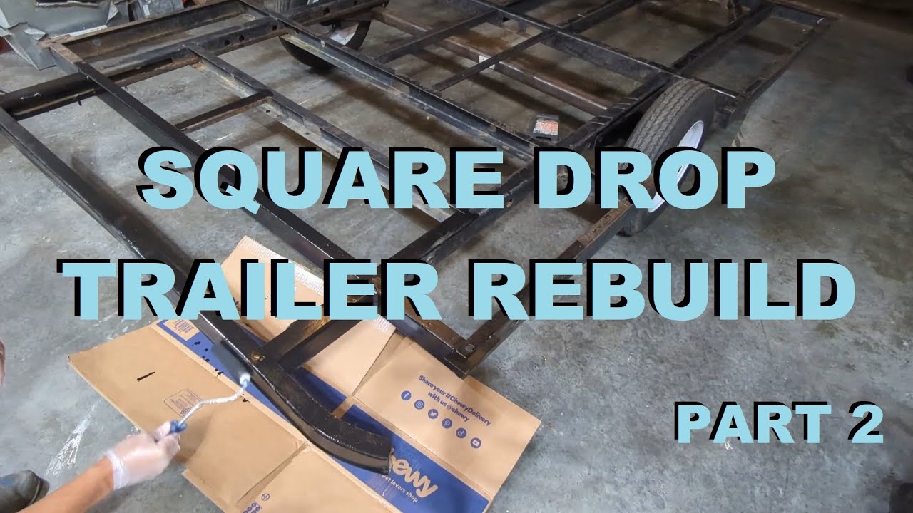 Converting an old pop up trailer into a Square Drop camper