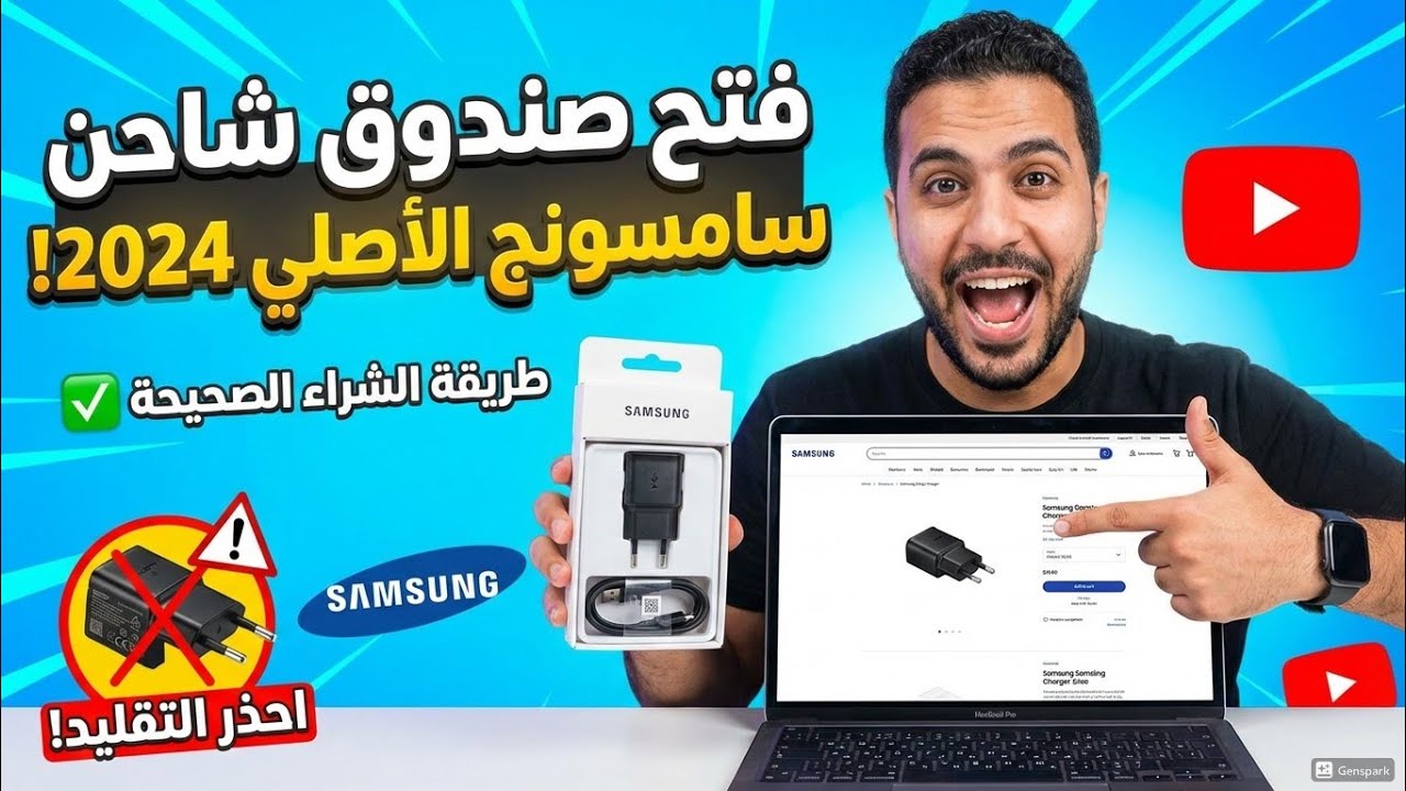 شاحن سامسونج 45W الأصلي ⚡ أسرع شحن لهواتف Galaxy | فتح العلبة 