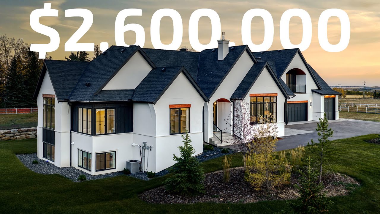 Inside a $2,600,000 INSANE Luxury Home with Mountain views, and timeless architecture in Calgary!