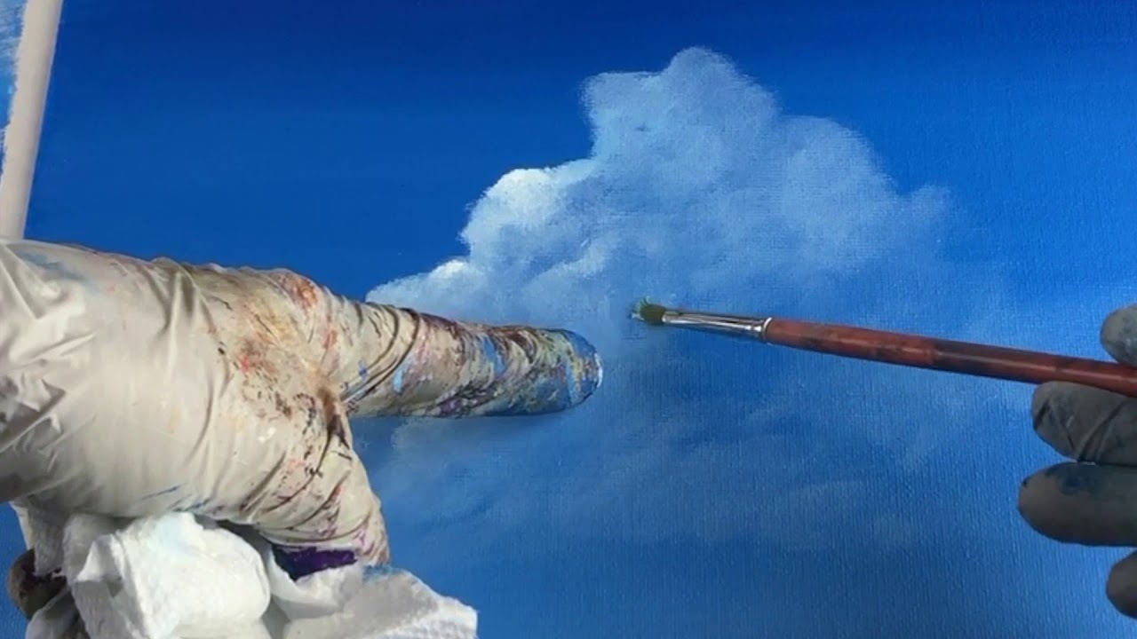 How to Paint a Simple Cloud in Oil