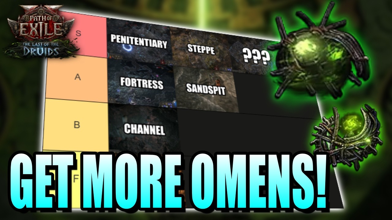 These Maps Drop INSANE Amounts of Omens of Light | Omen of Light  Map Tier List - Path of Exile 2