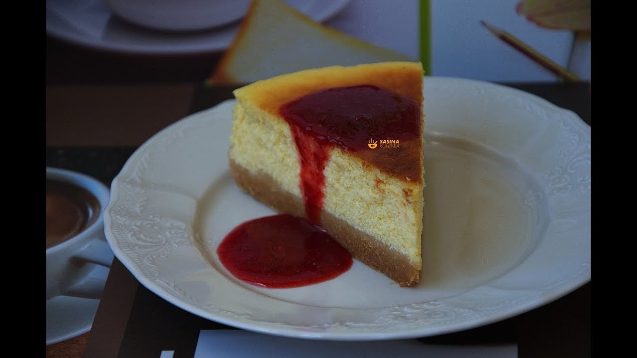 New York Cheesecake sa preljevom od jagoda (brza verzija) - Sašina kuhinja