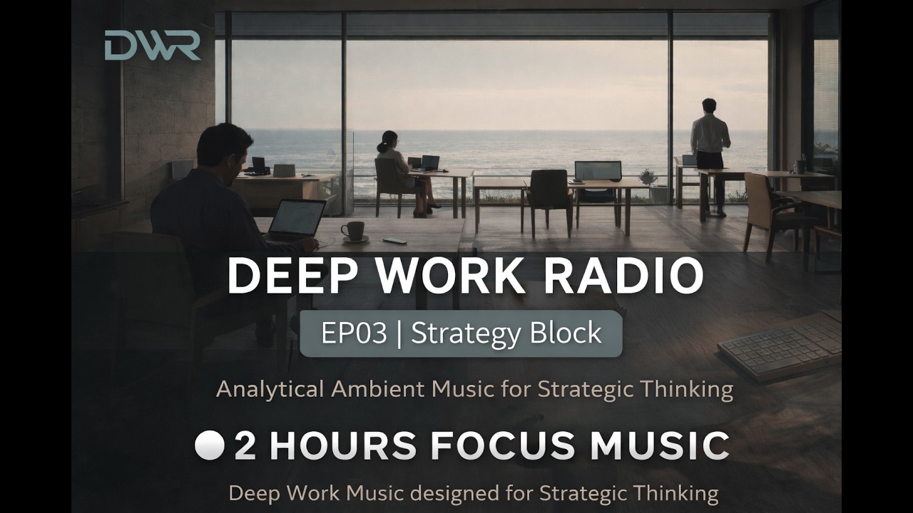 Deep Work Music for Strategic Thinking | 2 Hour Focus Session (EP03 Strategy Block)