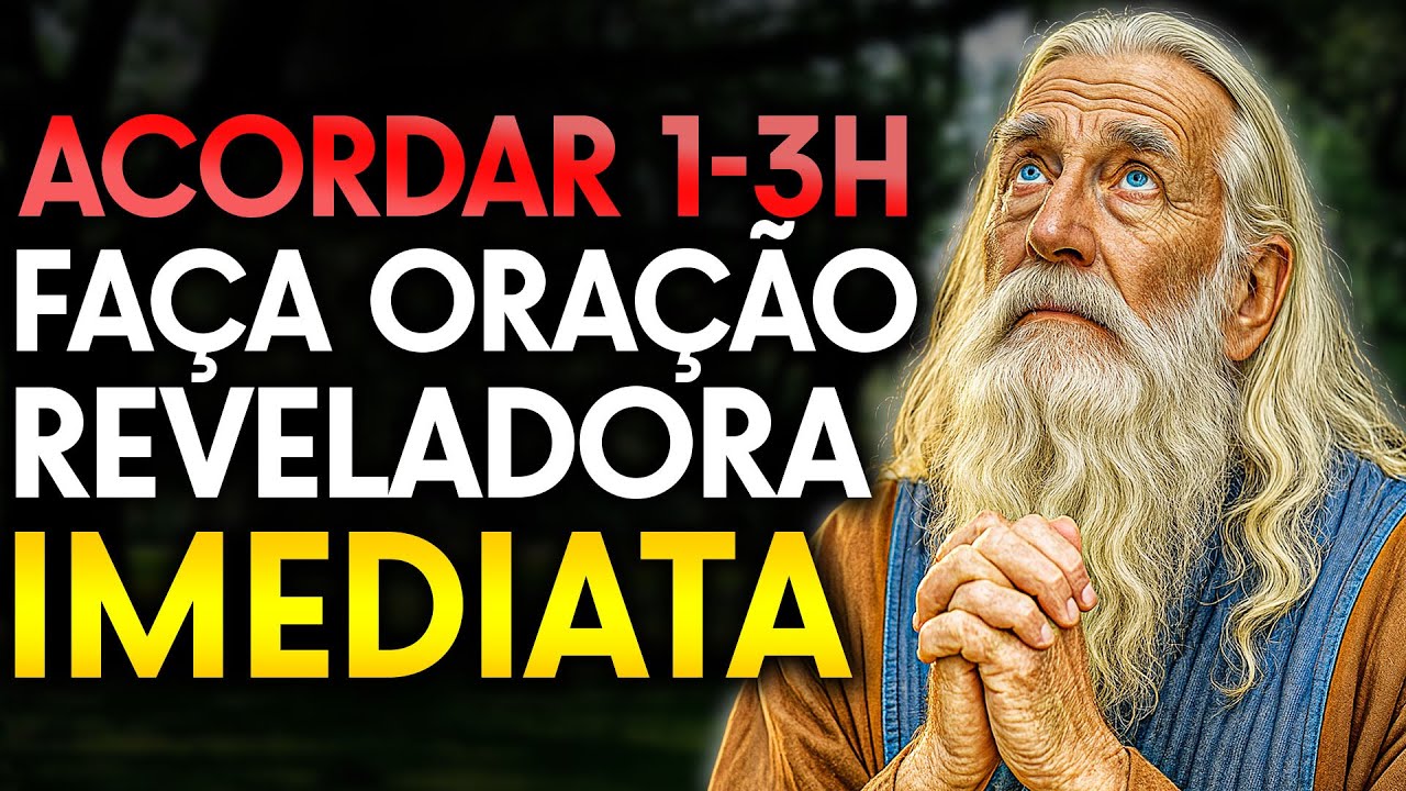 SE ACORDAR ENTRE A 1H E AS 3H DA MADRUGADA, FAÇA IMEDIATAMENTE ESTA ORAÇÃO REVELADORA