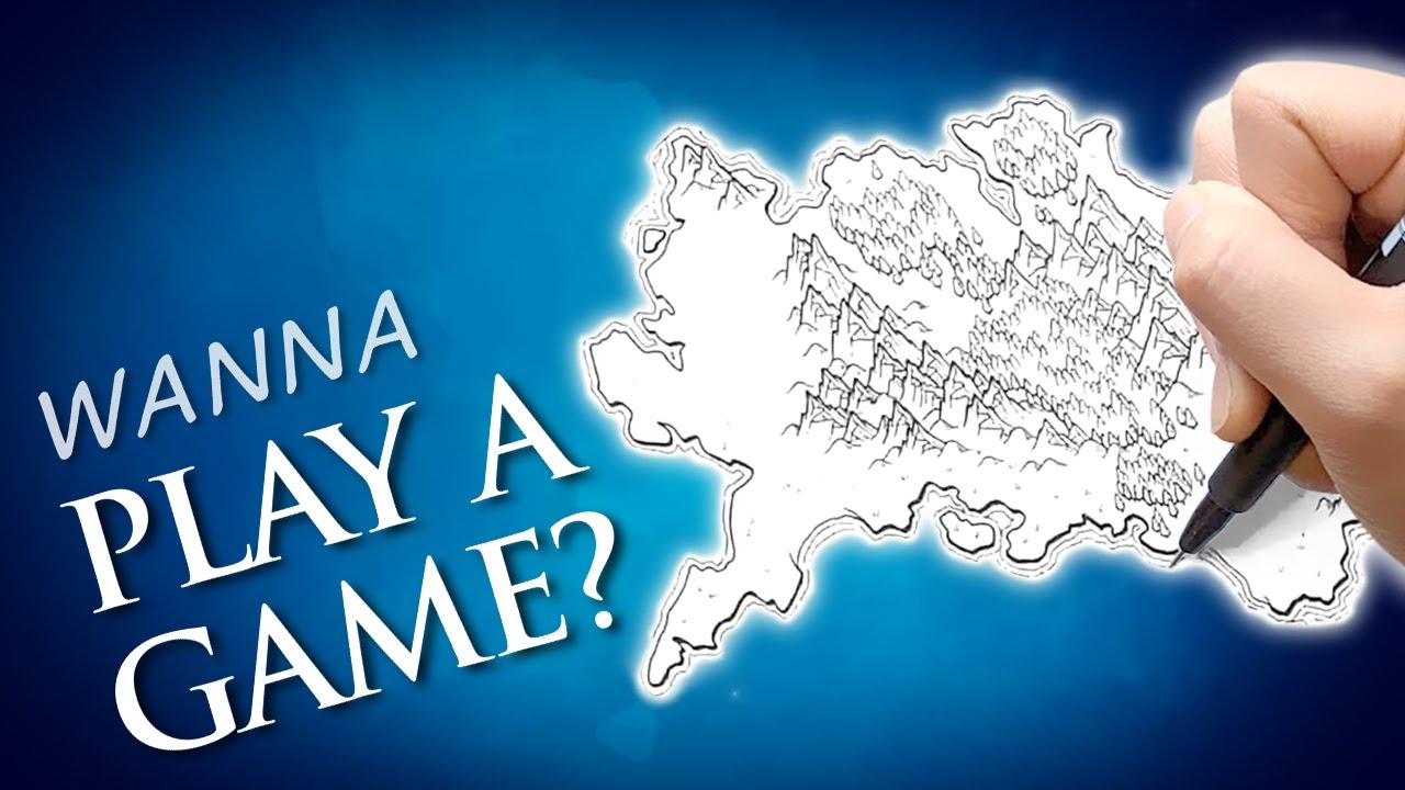 You'll never guess what Fantasy Map I'm drawing [But you can try anyway!]