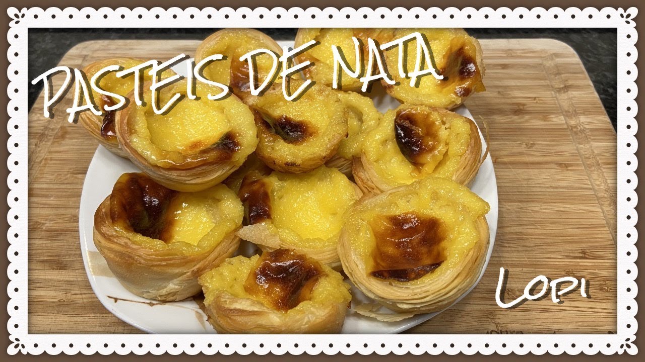 RECETTE des Pasteis de Nata recette Portugaise au Companion Moulinex (Pâte feuilletée et crème)