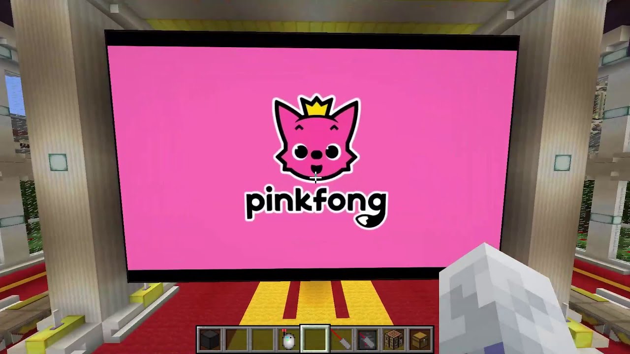 Pinkfong in Minecraft