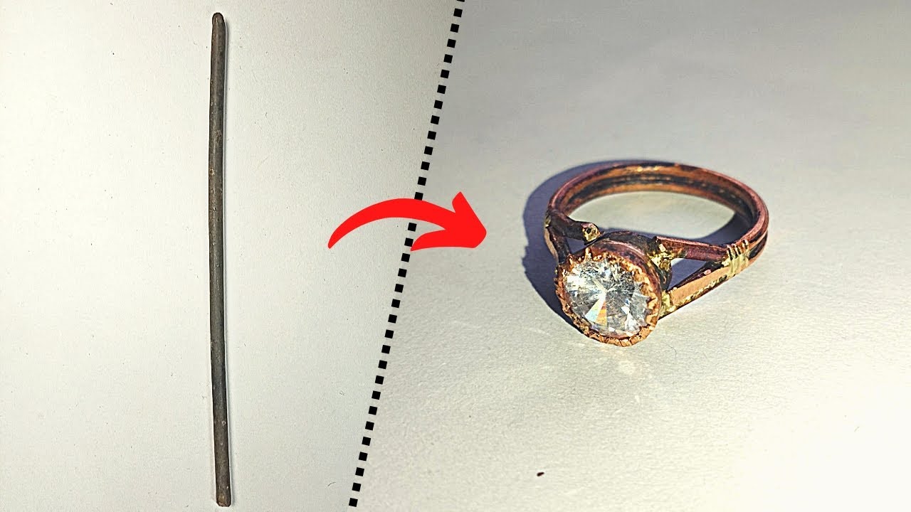 Making a ring from copper | Beautiful jewellery
