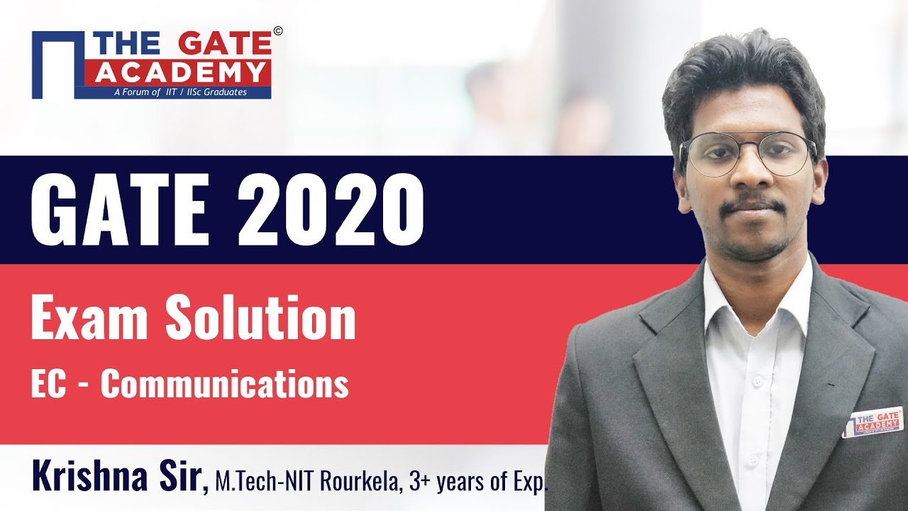 GATE 2020 Answer Key with Solutions for ECE Paper &ndash; Communication (Memory-Based, 4Qs)