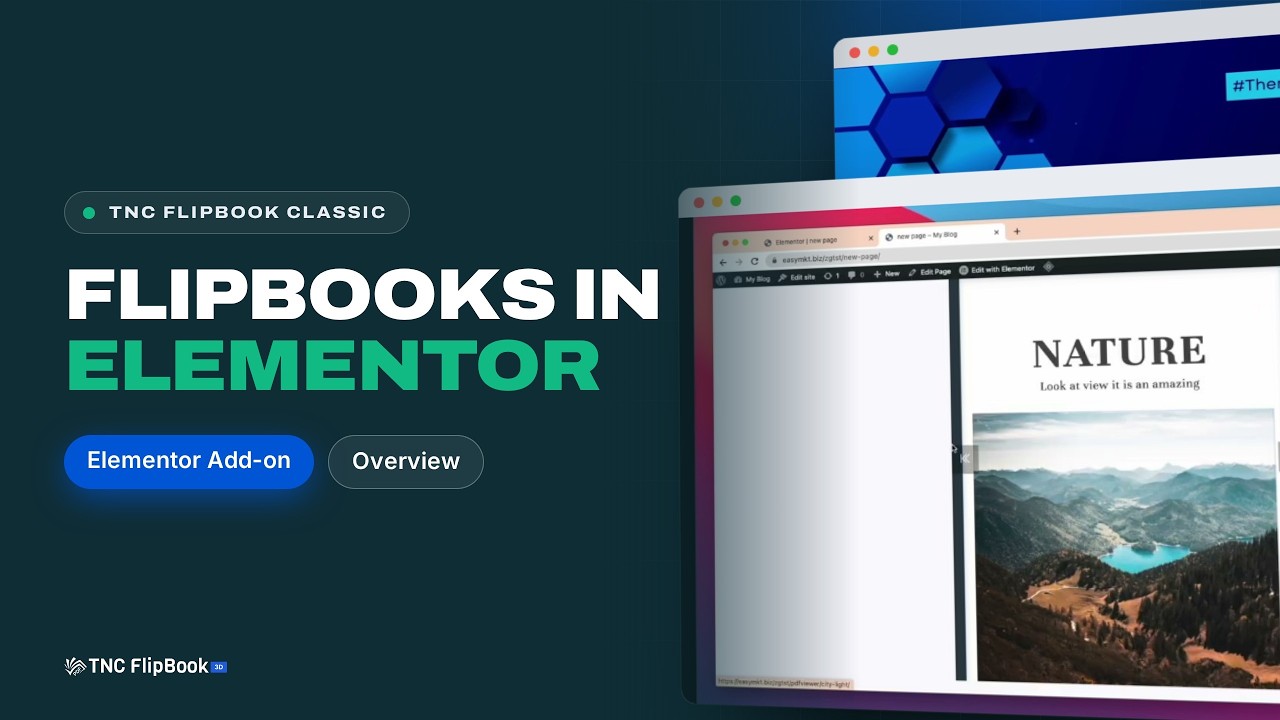 Elementor - TNC FlipBook - PDF viewer for WordPress Addon | #elementorpdf #elementorflipbook