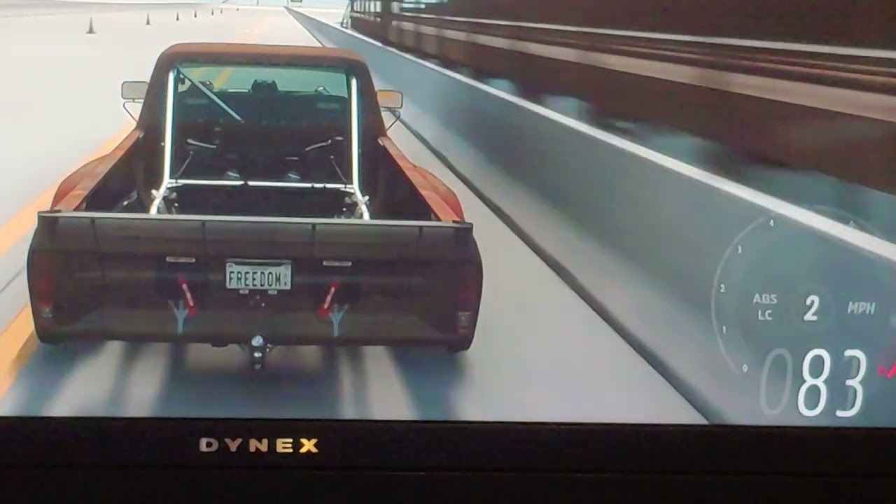 Forza 5 1977 ford truck drag car did 0-189mph in 7.424 seconds in a quarter mile