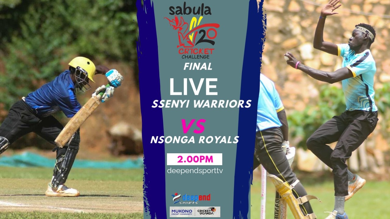 LIVE CRICKET|SABULA T20 CRICKET CHALLEGE  CUP FINALS  NSONGA ROYALS VS SSENYI WARRIORS