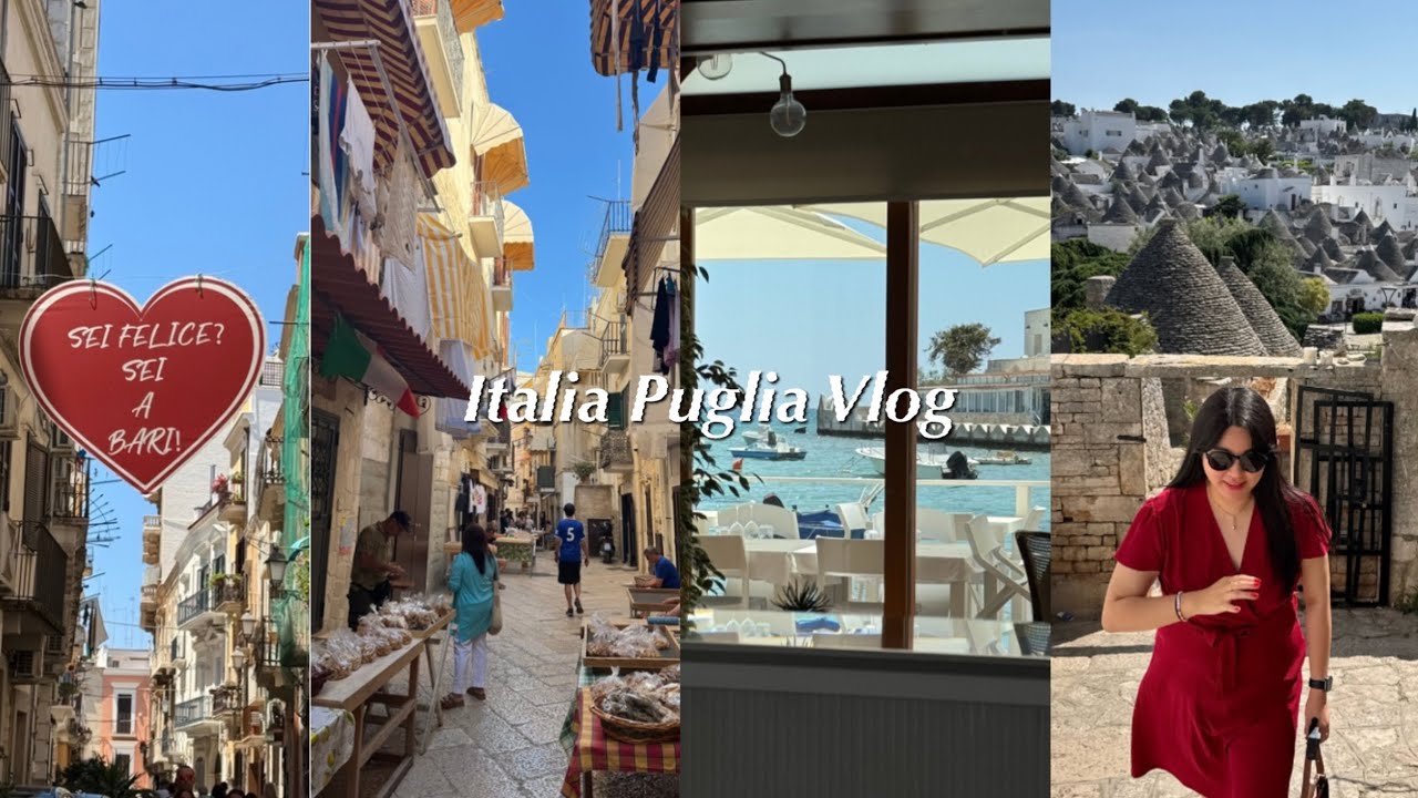 Eng)🇮🇹Vlog. 텐트 밖은 유럽의 그 곳! 이탈리아 남부 뿔리아 여름 여행ㅣ바리, 알베로벨로, 포르토 체자레오 그리고 오르비에토