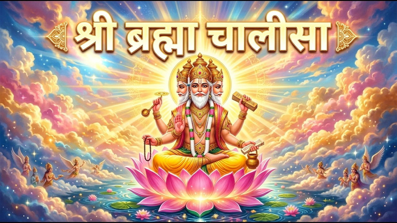Shree Brahma Chalisa | श्री ब्रह्मा चालीसा | Powerful Devotiona| Brahma Ji Chalisa with Lyrics