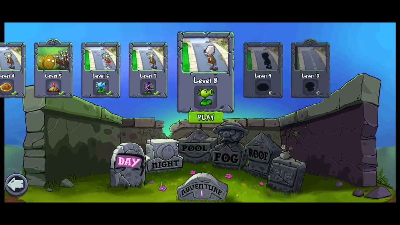 Plants vs Zombie : Level 8
