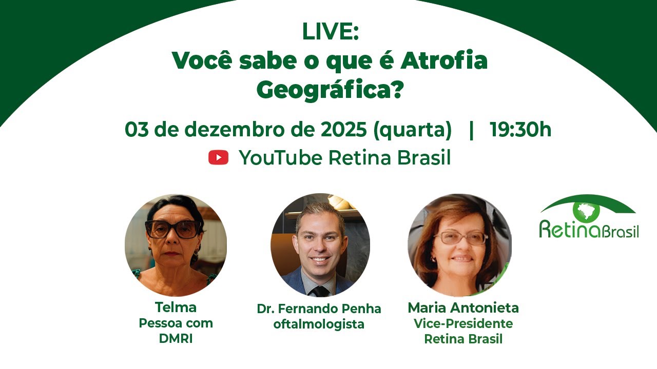 LIVE: O QUE É ATROFIA GEOGRÁFICA