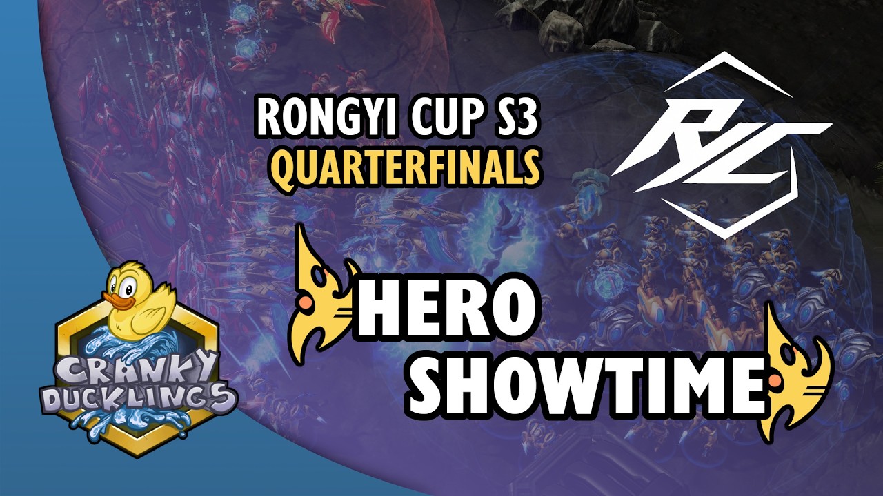 herO vs ShoWTimE - PvP | Rongyi Cup Season 3 - Playoffs Day 1 | StarCraft 2 Tournament