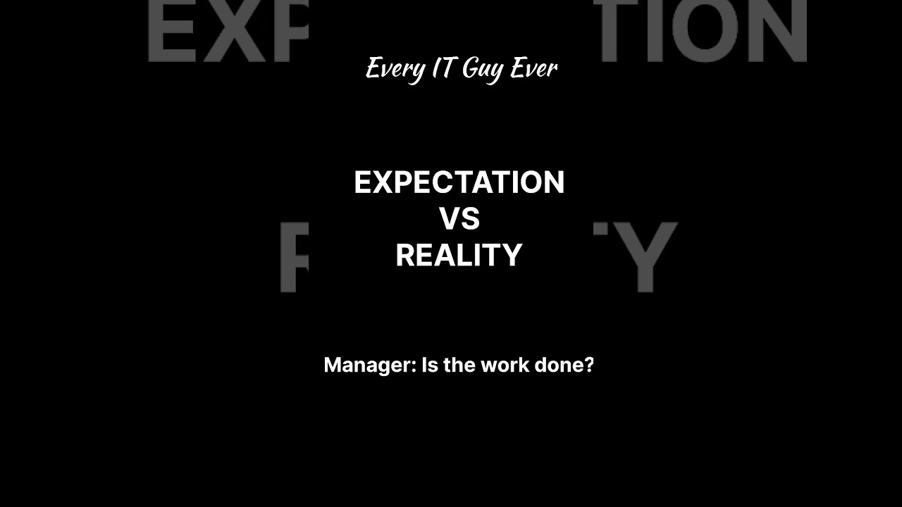 Every IT Guy ever #funnyvideo   #worklifebalance  #corporatelife #trending #reelitfeelit    #comedy