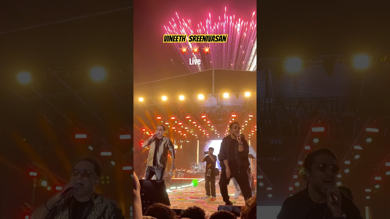 Energy bomb - Vineeth Sreenivasan Live - Uyire