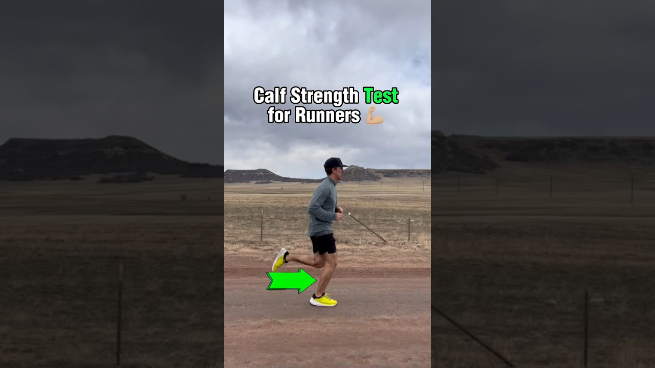 Calf Strength Test for Runners 💪🏼 #running