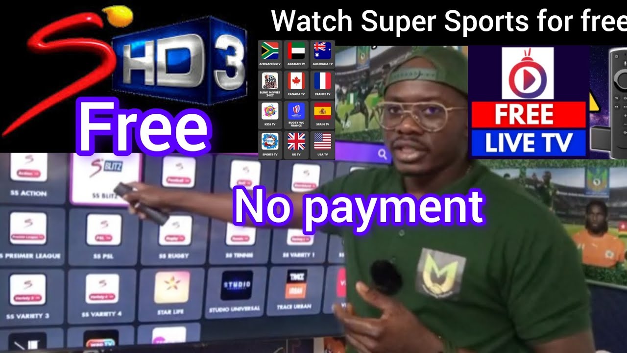 Watch live TV All Over The World and Super Sports Channels without  Payment Free