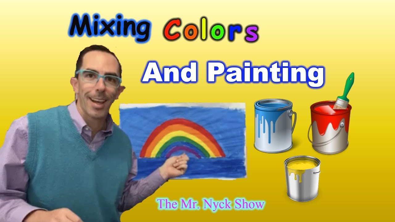 Mixing Colors For Kids | Painting For Kids | Learning Primary and Secondary Colors