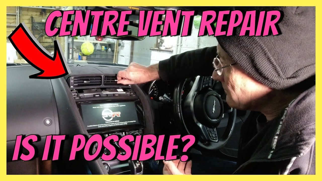 Jaguar F Type Centre Vent Repair | How To | DIY