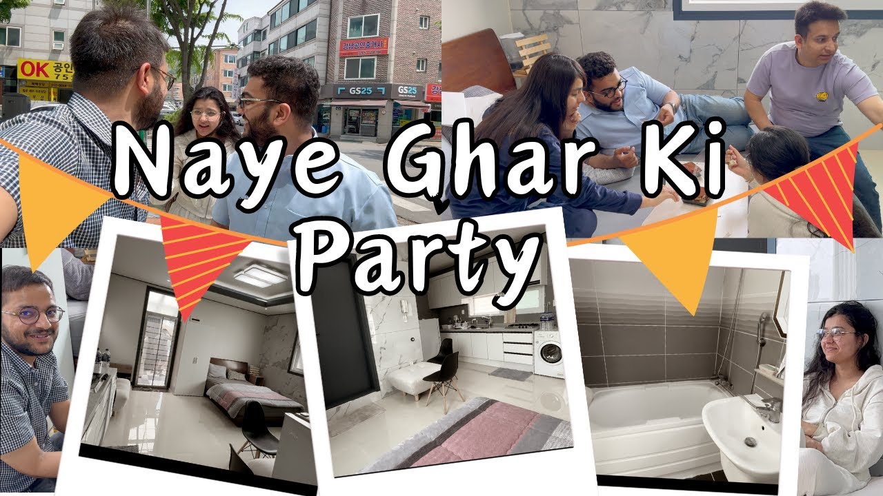 A 500$ Room In Korea | House Warming & Room Tour | Indian In Korea