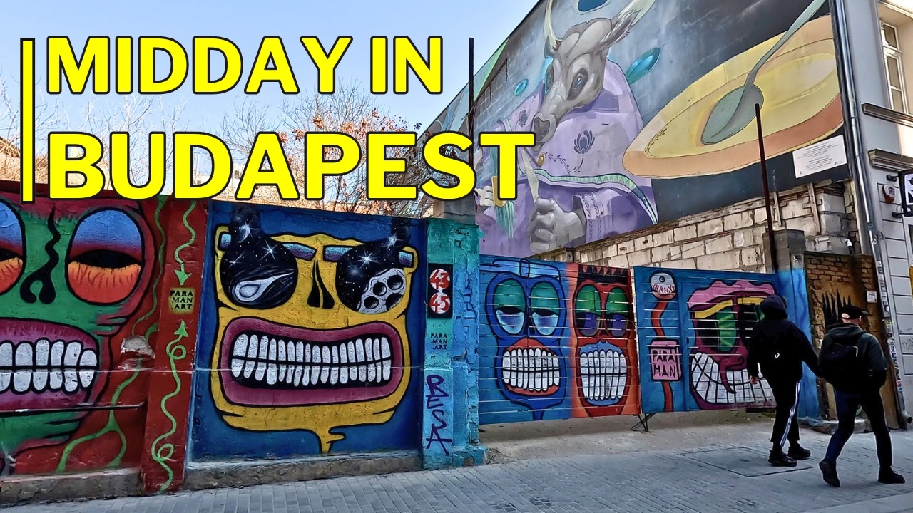 Budapest Walk 🚶| Józsefváros → Kazinczy Street → Gozsdu Courtyard → Deák Square