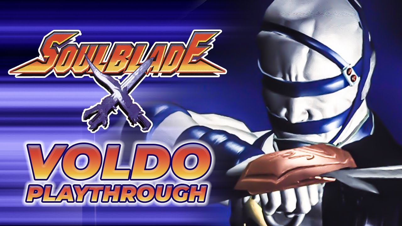 SOUL BLADE (PS1) - VOLDO Arcade Mode Playthrough