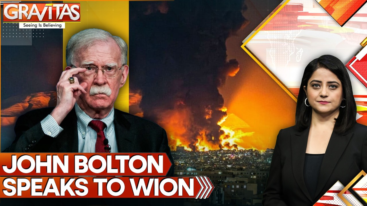 Former NSA John Bolton Criticises Trump On His Regime Change Plans In Iran | GRAVITAS