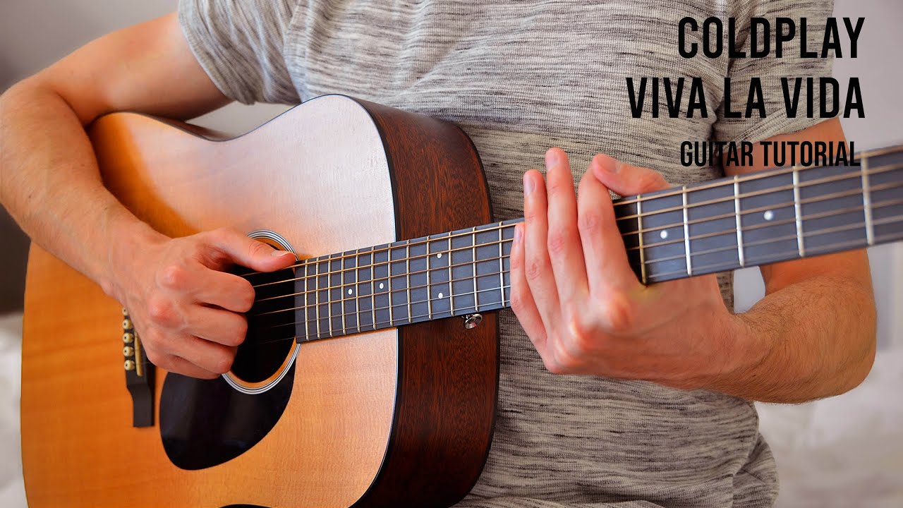 Coldplay - Viva La Vida EASY Guitar Tutorial With Chords / Lyrics